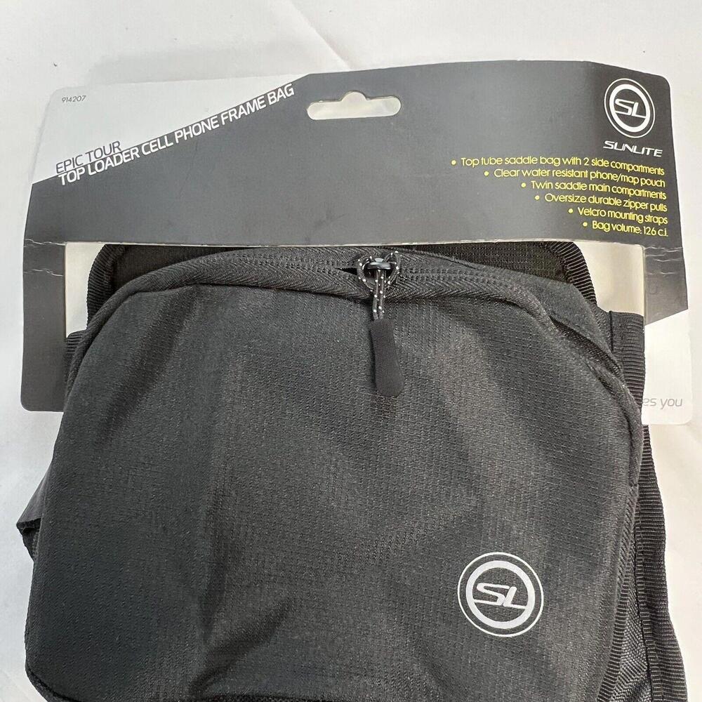 Sunlite Epic Tour Top Loader Cell Phone Frame Bag 7x6x7.8x6.75" Hook and Loop